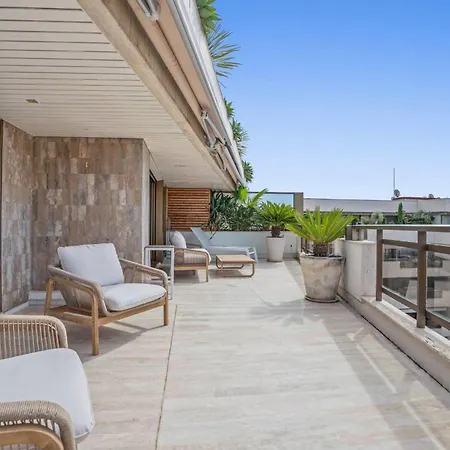 Ref 1244 - Back Croisette - Sea View For Rent Apartment