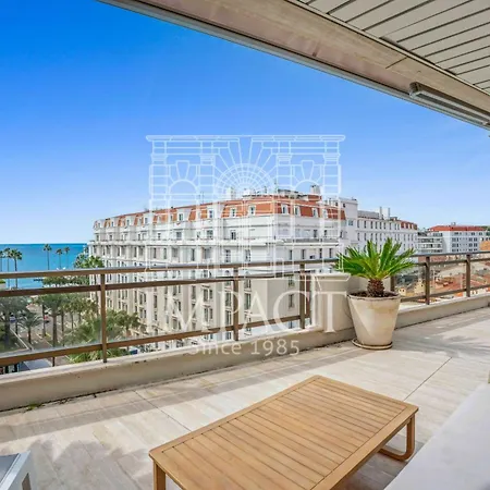 Ref 1244 - Back Croisette - Sea View For Rent 아파트 *