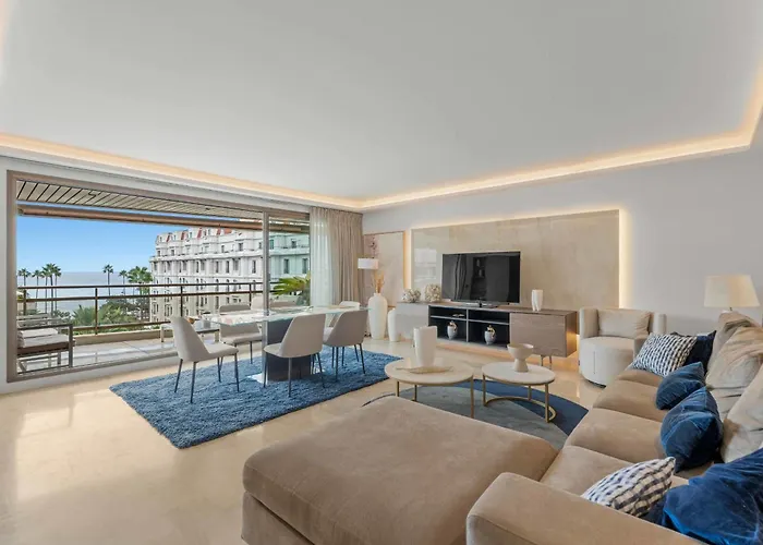 Daire Ref 1244 - Back Croisette - Sea View For Rent Cannes