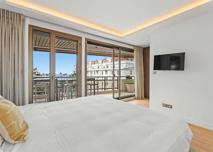 Ref 1244 - Back Croisette - Sea View For Rent *