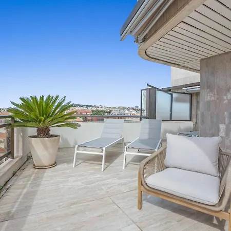 Ref 1244 - Back Croisette - Sea View For Rent * Cannes