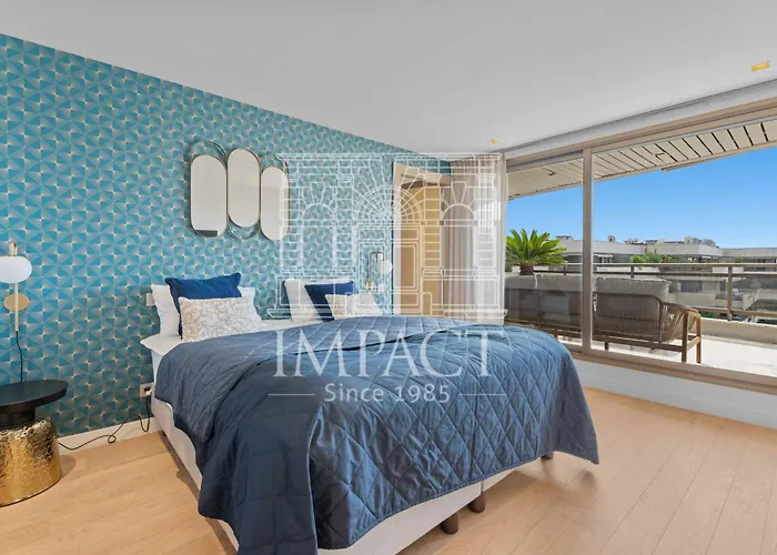 Ref 1244 - Back Croisette - Sea View For Rent *